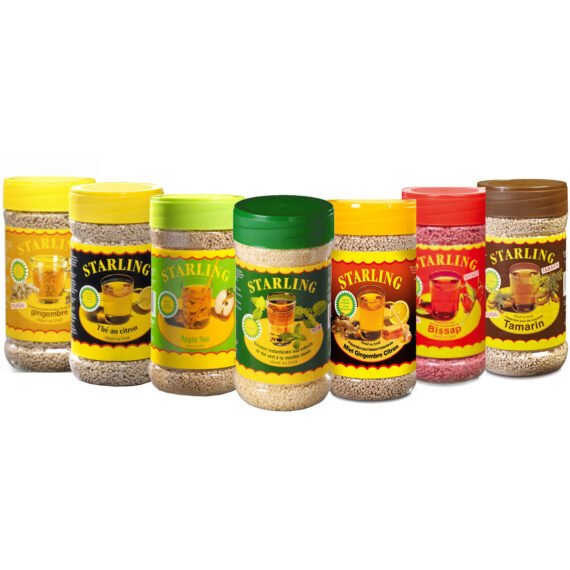 Thé Starling en granulés – Pot 400 g (multisaveurs)