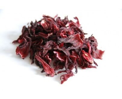 Alternative view of Fleur d’hibiscus séchée (Bissap rouge) – 100 g